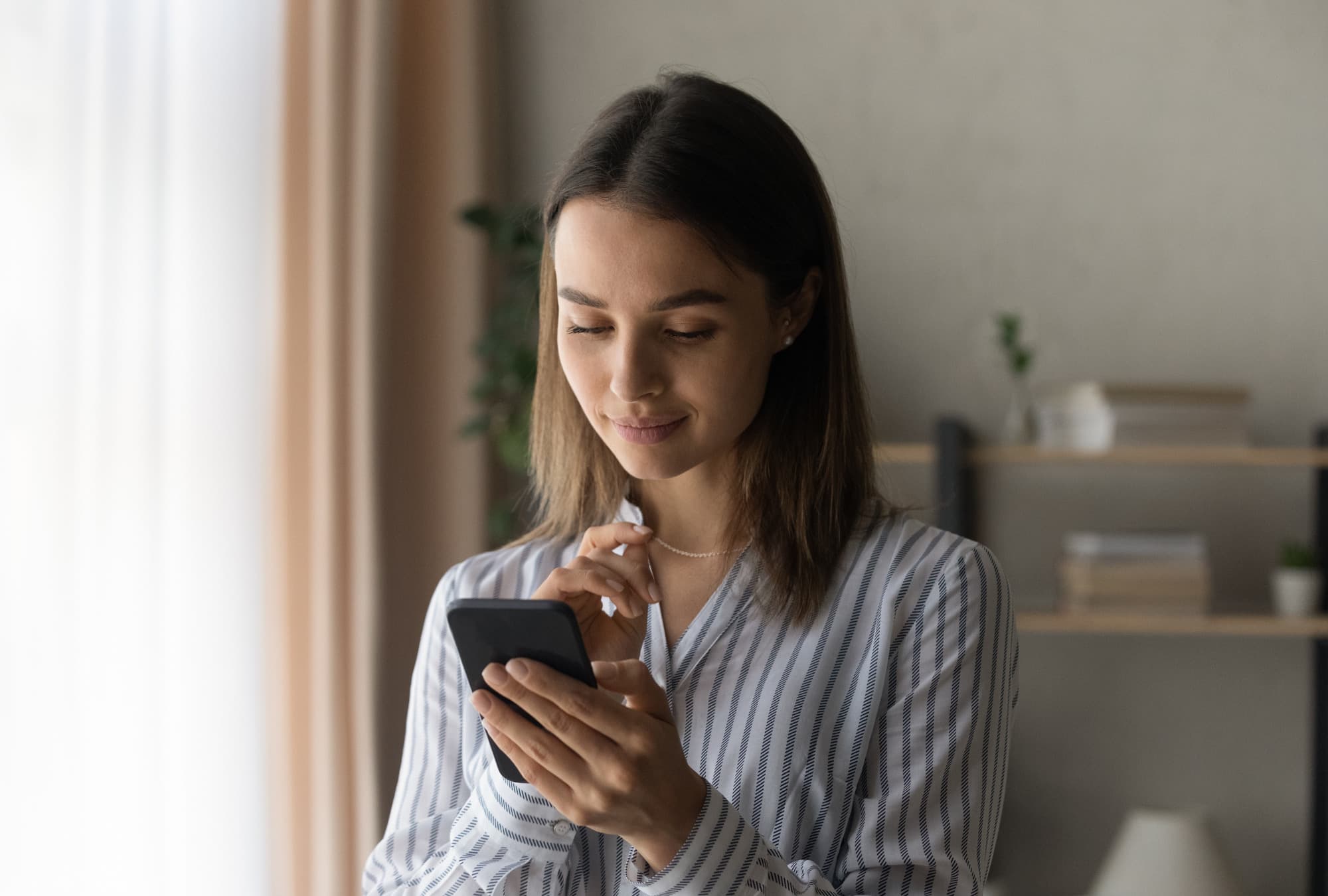 Women on phone