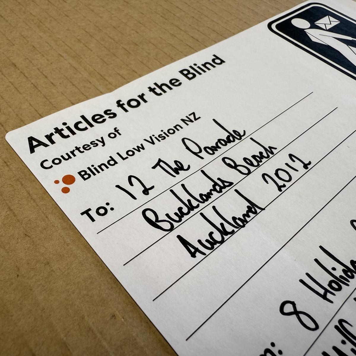Blind Low Vision NZ - Articles for the Blind – Free Postal Service